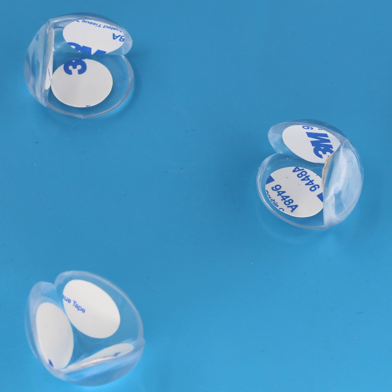 Wholesale transparent children's anti-collision corner guard Baby anti-collision table corner Thick PVC spherical anti-collision corner