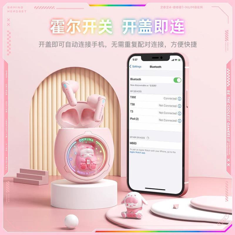 Bluetooth ヘッドセット 2025 新しいワイヤレスノイズリダクション女の子の誕生日プレゼント高価値インイヤータイプ Apple Xiaomi に適しています|undefined