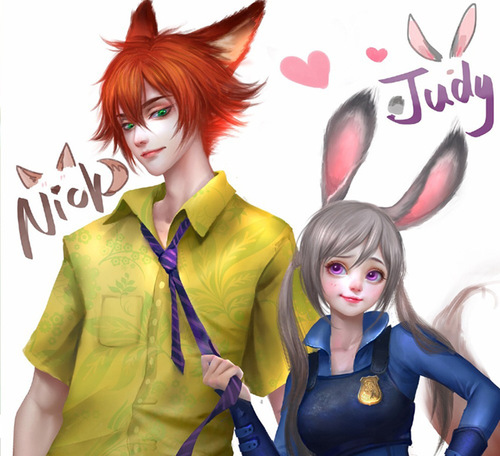 Oushuo Foreign Trade Cosplay Wig, Grandma Gray Style, Zootopia Rabbit Judy Cosplay Anime Wig