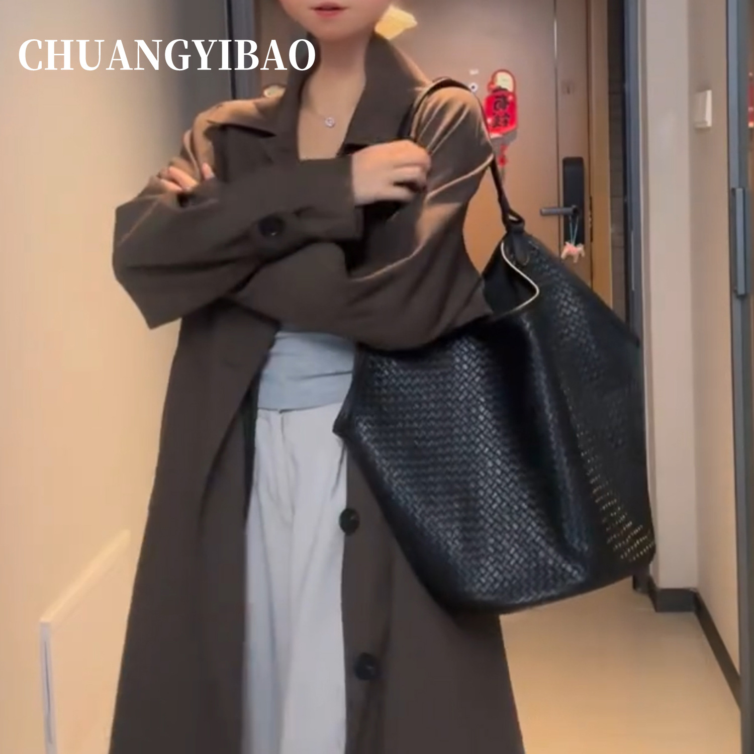 Large Capacity Women's Tote Bag 2025 New Arrival Luxury Niche High-End Lazy Style Fashion Versatile Underarm Bag - Thumbnail 2