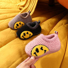 新款ins儿童雪地靴软底 男童女童保暖棉鞋包跟宝宝卡通学步鞋冬季