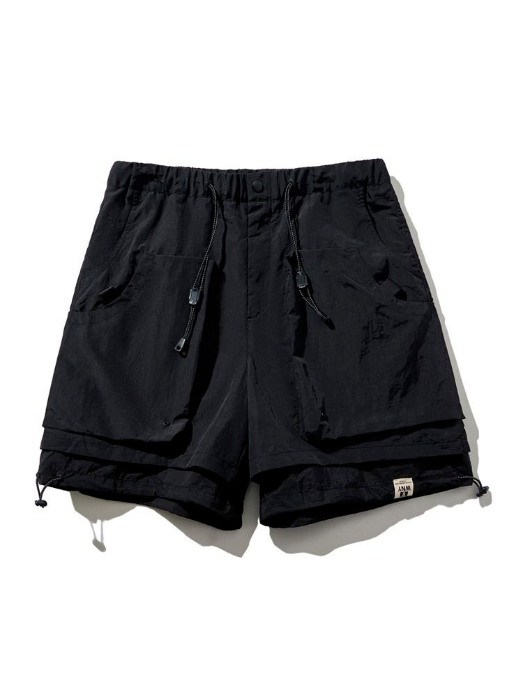 Men's Cargo Jogger Shorts With Multiple Pockets Tactical Style_voghion.com