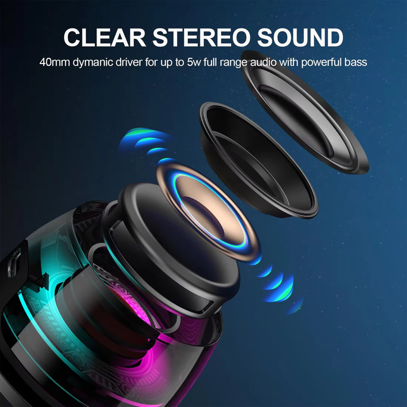 RGBマグネットbluetoothスピーカー小型音響3-1携帯型マグネットスタンドデスクトップスピーカー雰囲気ランプ無線|undefined