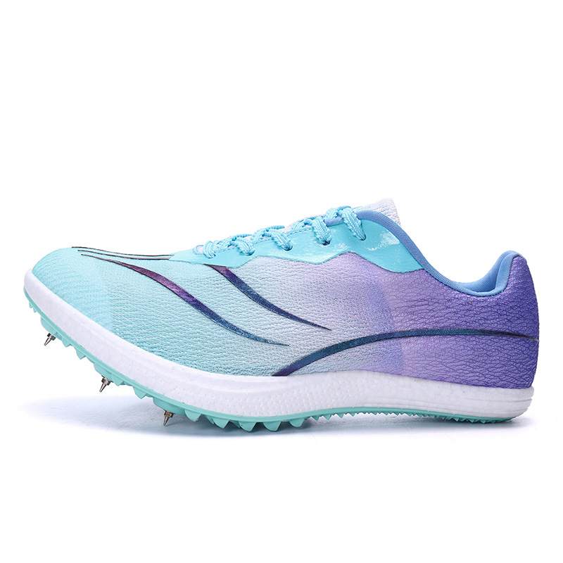 2025 nuevos zapatos de atletismo transfronterizos zapatos de entrenamiento juveniles hombres y mujeres para correr zapatos de clavos deportivos una generación