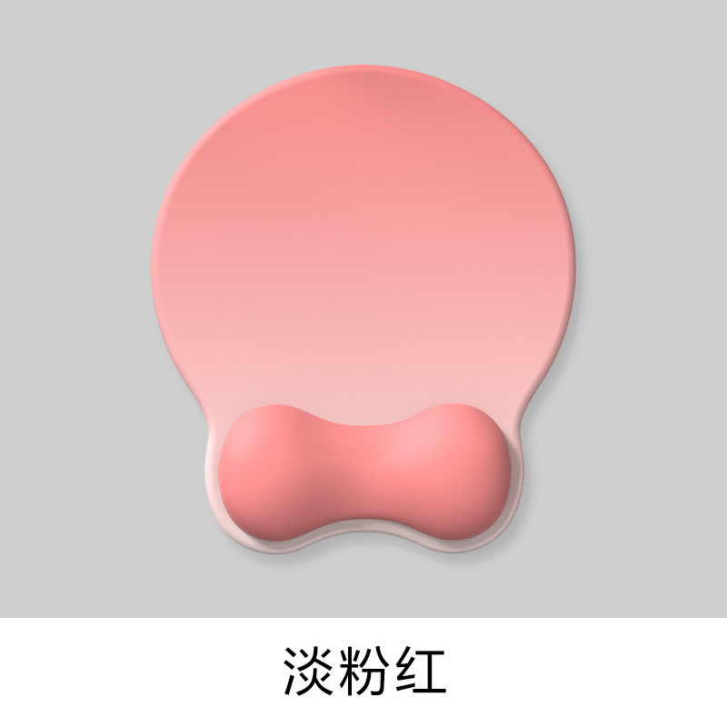 升级款护腕鼠标垫防腱鞘鼠标垫超大手腕垫办公硅胶底女渐变鼠标垫|undefined