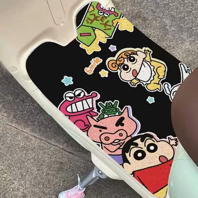 Electric vehicle foot mat — Ring Dust Removal Self-Cutting Mats - angry-piggy-hugging-its-arms-2540cm-silk-circle-cut-the-hair-into-a-rectangle-by-yourself