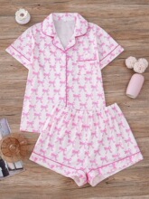 R 67510 Butterfly Print Pajamas ������˯�� ����ѷŷ���羳��