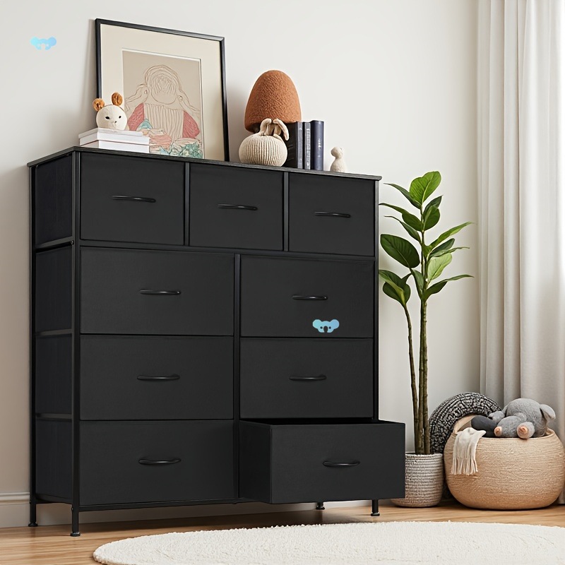 Wooden Storage Cabinet Nine Drawer Storage Cabinet with Cross-border