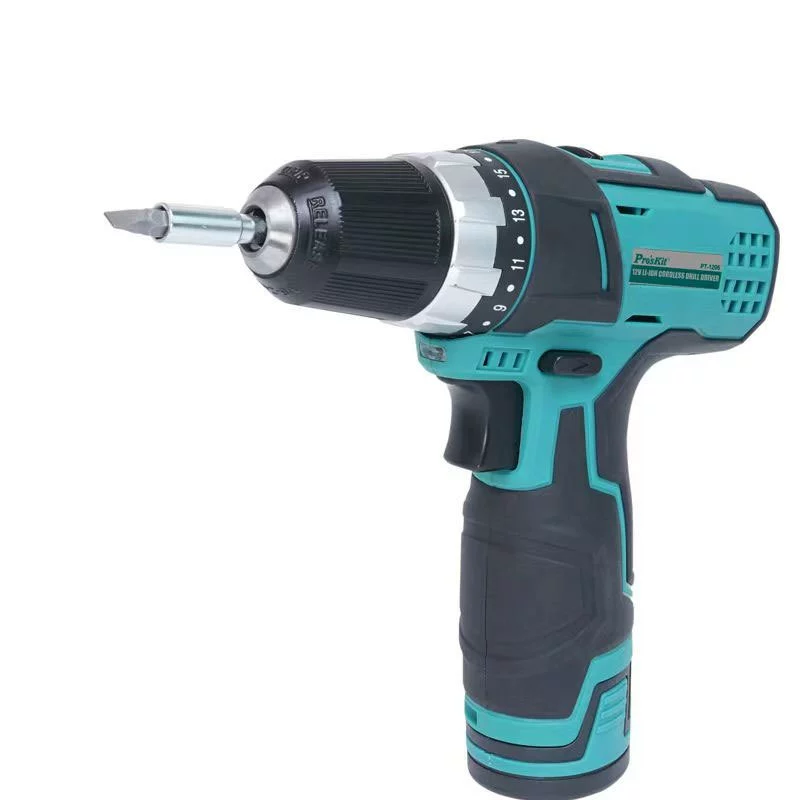 Тайвань Баогонг PT-1206G Электротехническая дрель 12V Электрик Специальная электрическая партия/2-ступенная электрическая дрель