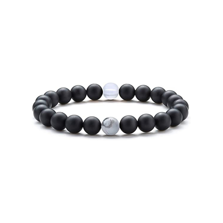 30g Weight Fashion Geometric Natural Stone Beaded Bracelets