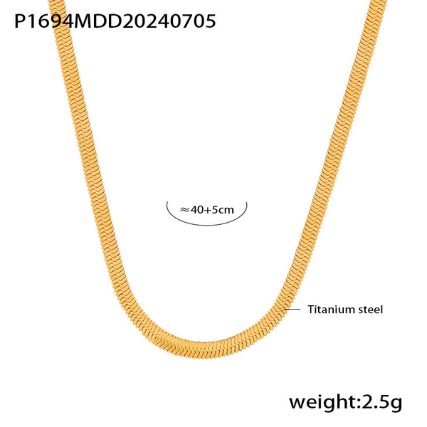 Golden blade, necklace, P1694