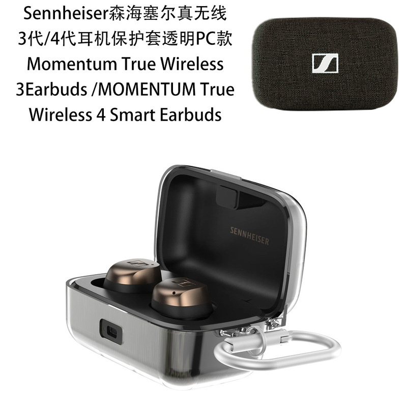 Applicable to Senhai Sennheiser Momentum True Wireles3/4th Generation Headphone Protective Cover Hard Shell