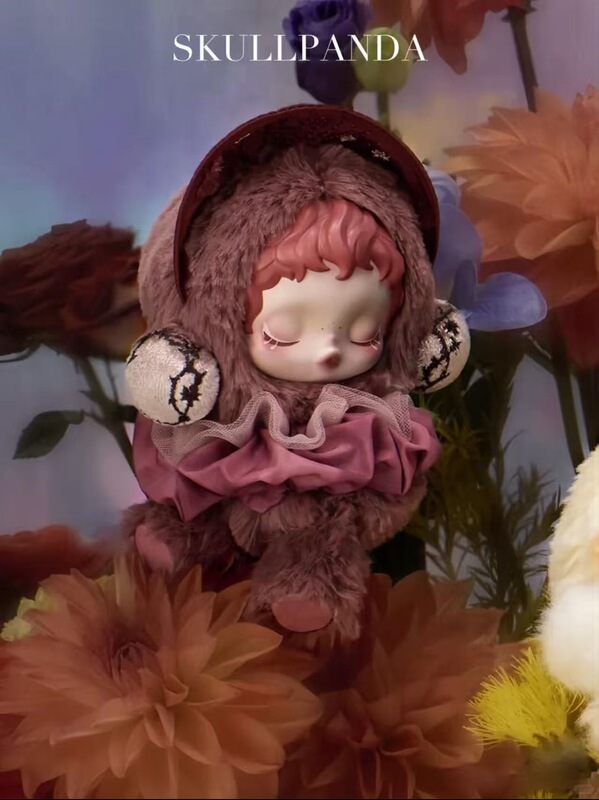 POPMART泡泡玛特 SKULLPANDA冬日系列毛绒公仔挂件盲盒手办女生|undefined