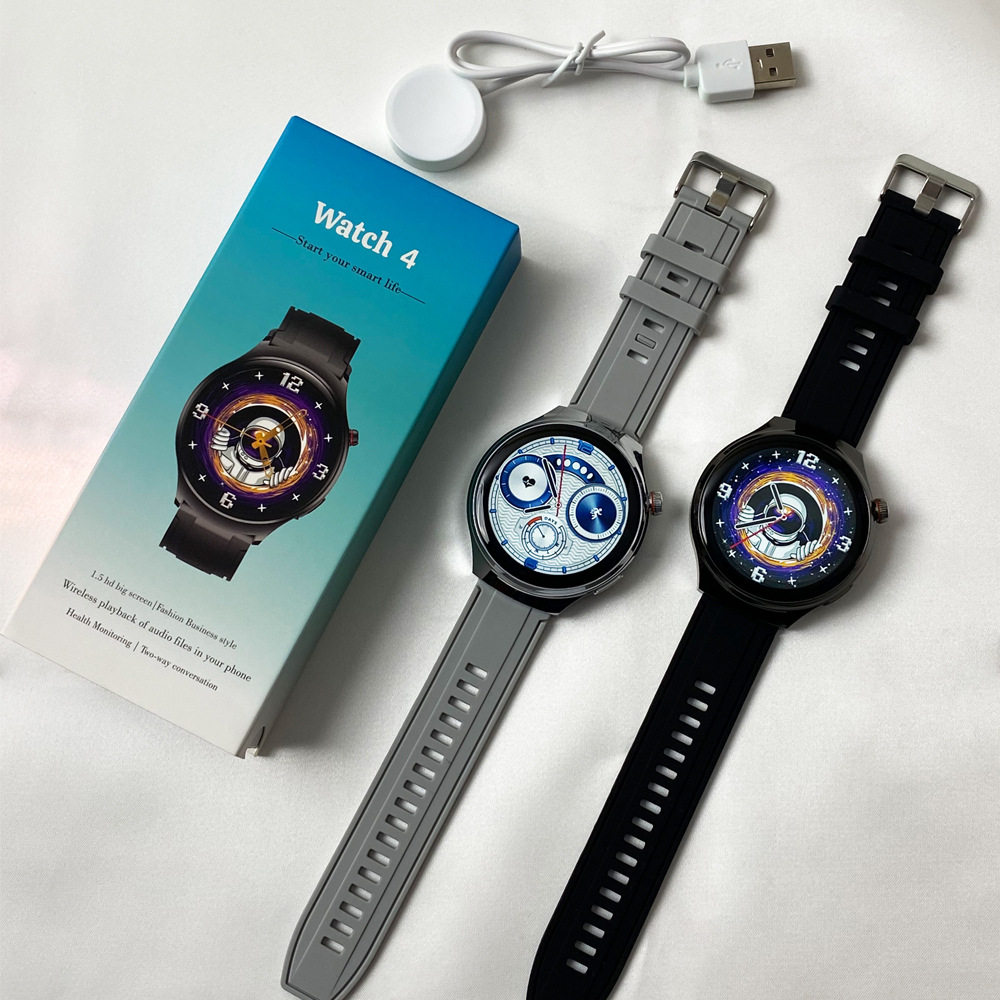 2024 New Product Watch4 Popular Round Screen Smartwatch High-definition Full Touch Bluetooth Call_voghion.com