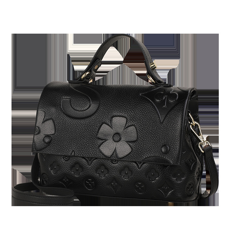 Top Grain Cowhide Leather Bag 2025 New Fashion Versatile Summer Handbag For Women Genuine Leather Shoulder Crossbody Bag - Thumbnail 5