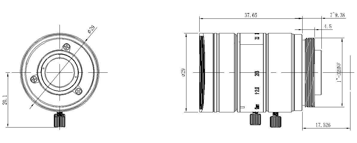 大华华睿IRAYPLE 面阵镜头 MHR1220M