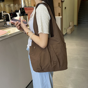 Casual Texture Simple Niche Large Capacity Bag 2025 Spring New Style Women's Fashion Shoulder Tote Bag