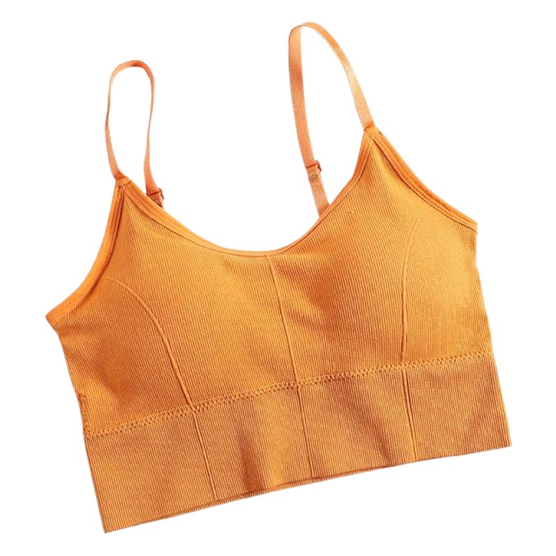 Internet celebridad popular 646 belleza espalda envuelto pecho tubo superior chica estudiante chaleco inconsútil inalámbrico Correa sujetador ropa interior para las mujeres