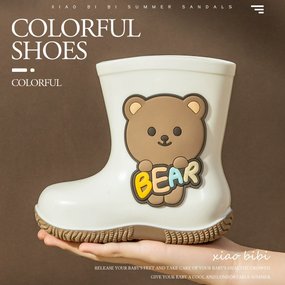 Детские непромокаемые сапоги для мальчиков и девочек, летняя обувь для студентов, детская Водная обувь, непромокаемая детская резиновая обувь, Нескользящие непромокаемые сапоги