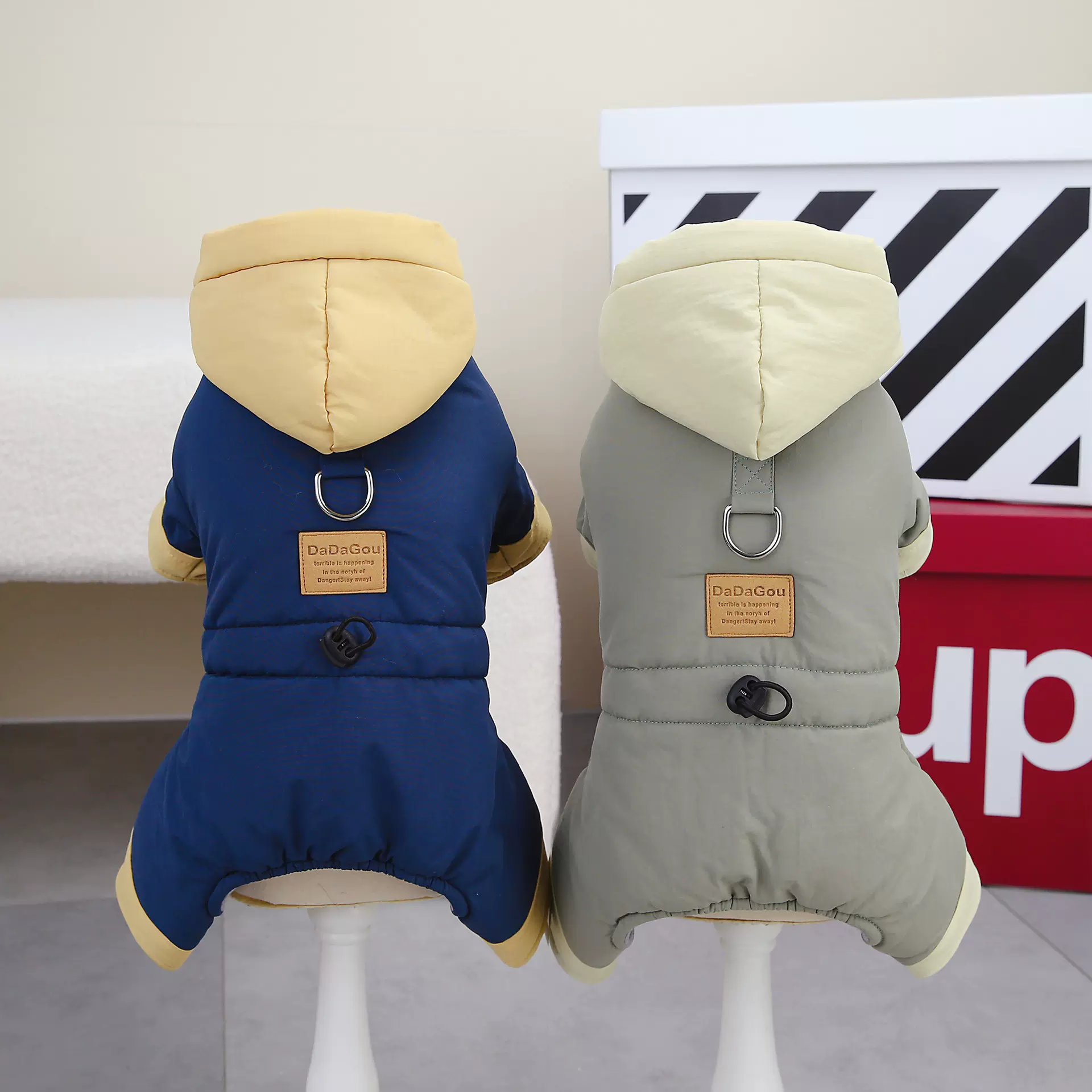 23韩系四腿棉衣加厚宠物衣服狗狗服装秋冬加绒保暖狗衣服四脚新款