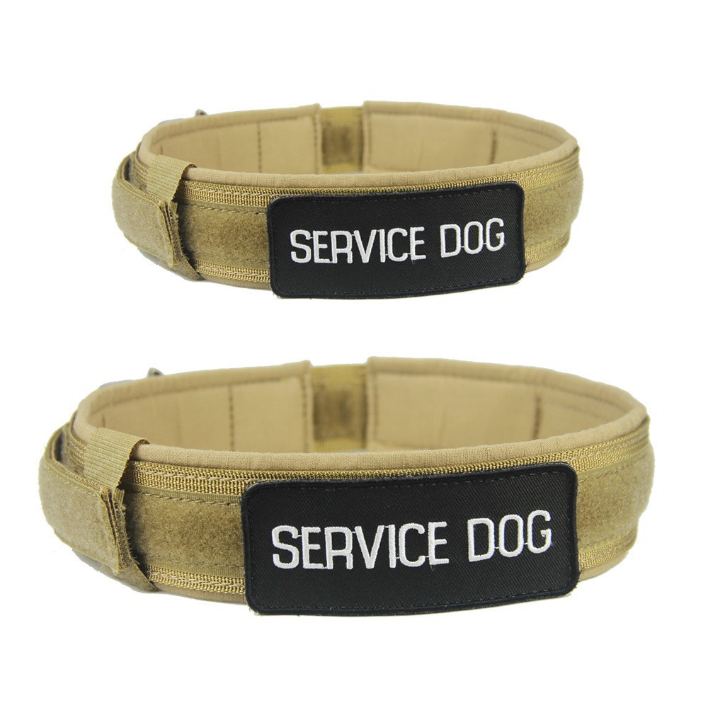 Venta directa de fábrica Hebilla de cobra Nylon Anti-desgaste Collar de tracción para perros Entrenamiento táctico al aire libre Collar para perros militares