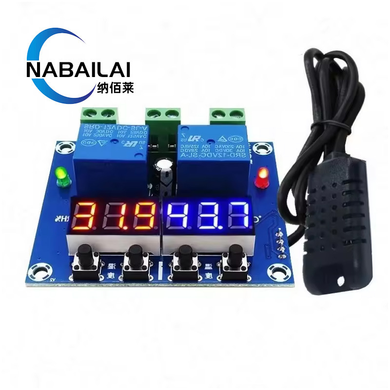 XH-M452 TeMperature and HuMidity Control Module Digital Display Digital High Precision Dual Output AutoMatic Constant TeMperature and HuMidity Control Board XH-M452 TeMperature and HuMidity Control Module Digital Display Digital High Precision Dual Output AutoMatic Constant TeMperature and HuMidity Control Board