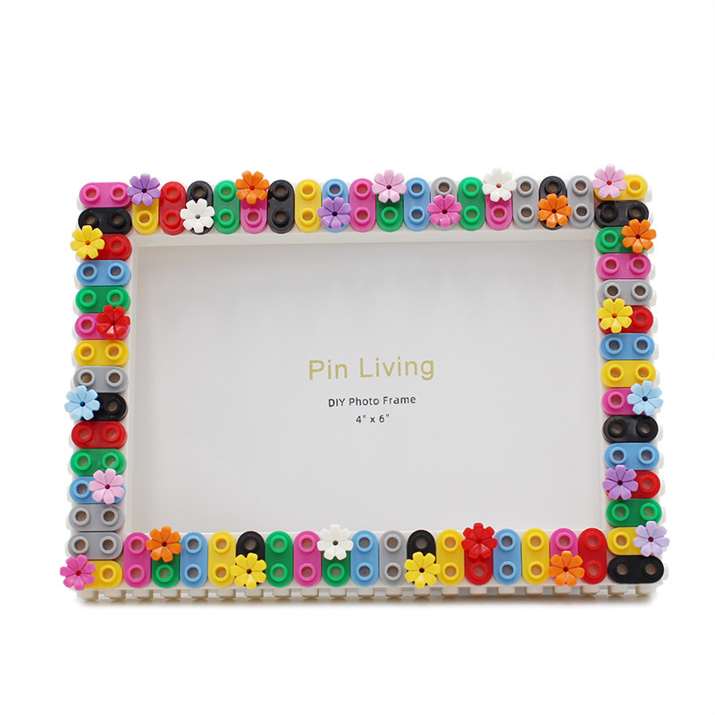 Panyi DIY children's building block photo frame small garden handmade simple assembly creative personalized photo frame activity gift