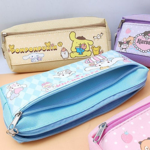 Portable Large Capacity Student Melody Cute Koromimi Stationery Storage Bag for Primary and Middle School Students, Student Use