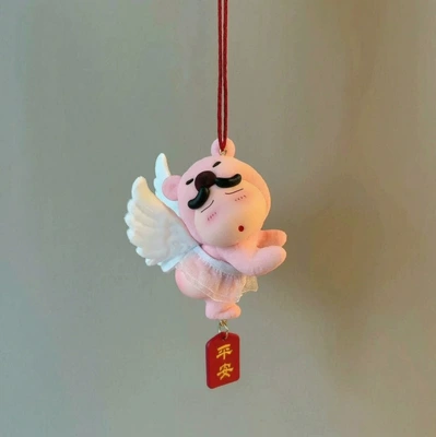 Ornament Decoration Car Hanging – Car hanging - pink-butt-angel-bear-pendant