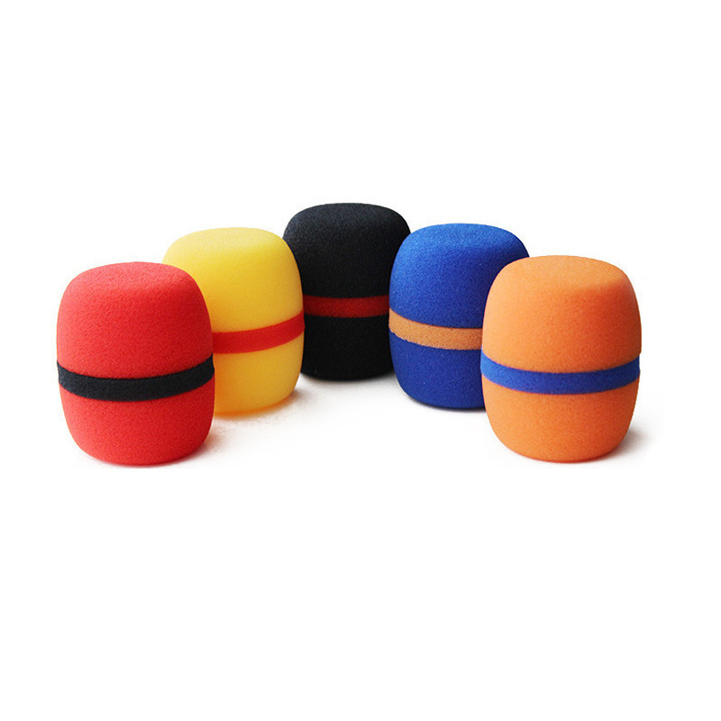 方形海绵话筒套加厚高密度海绵主播直播唱歌录音防风降噪防风罩用