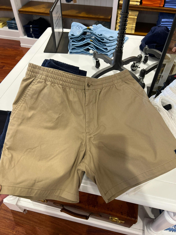 RL ラフポニーロゴピュアコットンジッパー弾性ショーツメンズルーズ夏通気性カップルパンツカジュアル|undefined