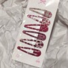 Water drop red style [6 pieces]