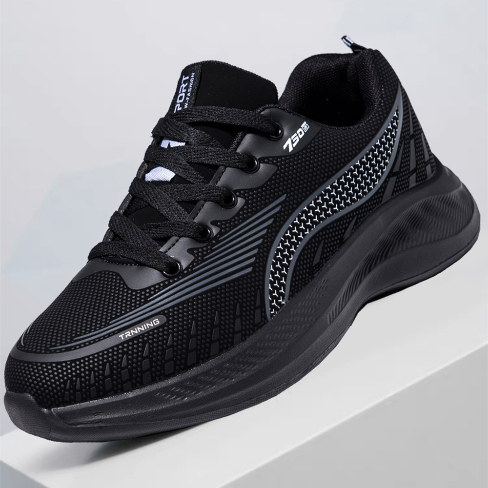 Herren-Sportschuhe, Lederschuhe, Arbeitsschuhe, Turnschuhe, Stoff, atmungsaktiv, Fußgewölbeunterstützung_voghion.com