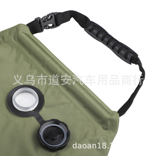 20L shower bag outdoor bath bag bathing and toilet solar heated water bag camping camping bath bag cross-border