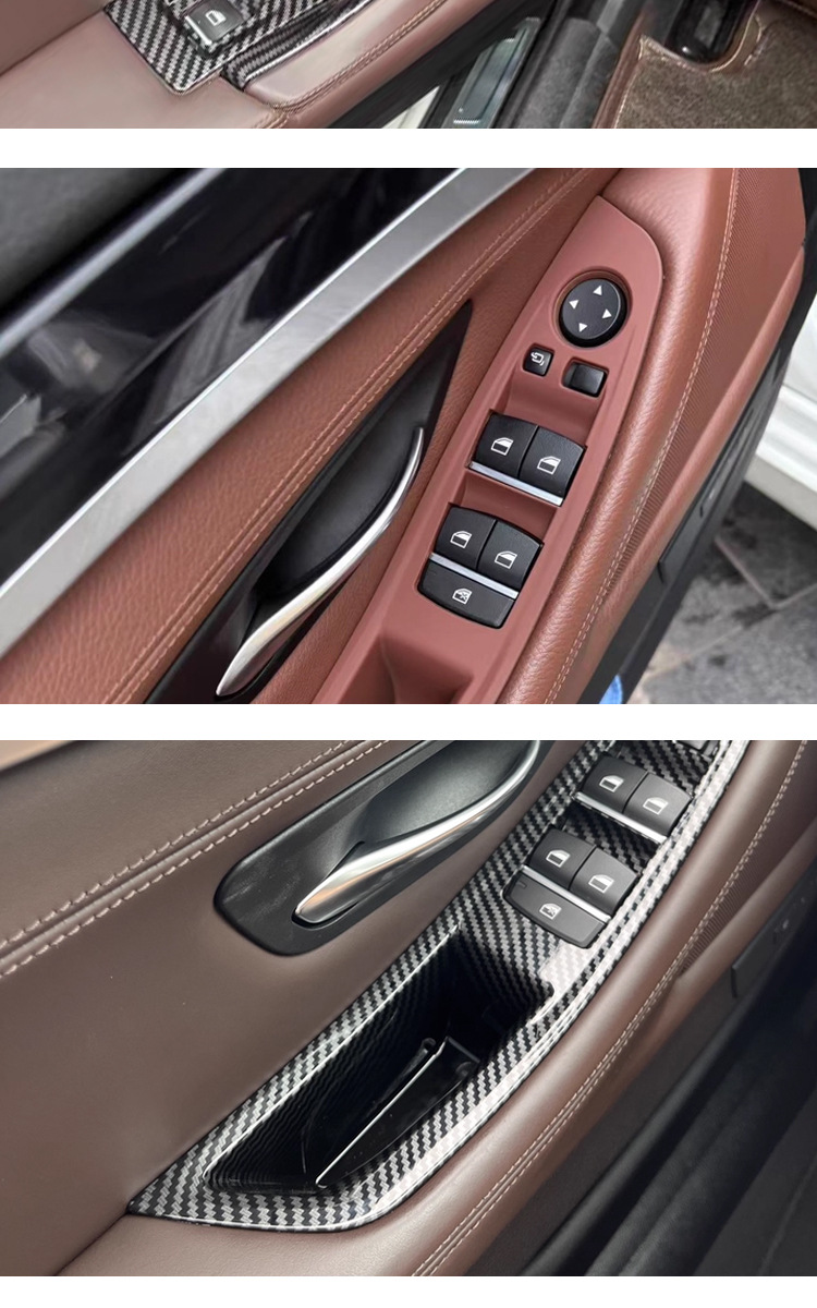 Suitable for Bmw 5 Series Door Handle 520I Snap-On Door Handle F10 Interior Armrest Protective Cover Without Disassembly