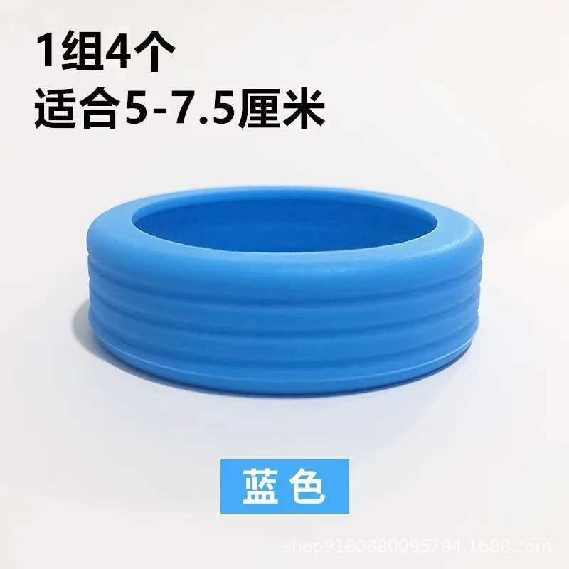 Changeable suitcase, rubber mute protective case with accessories, universal rubber rings, swivel wheels