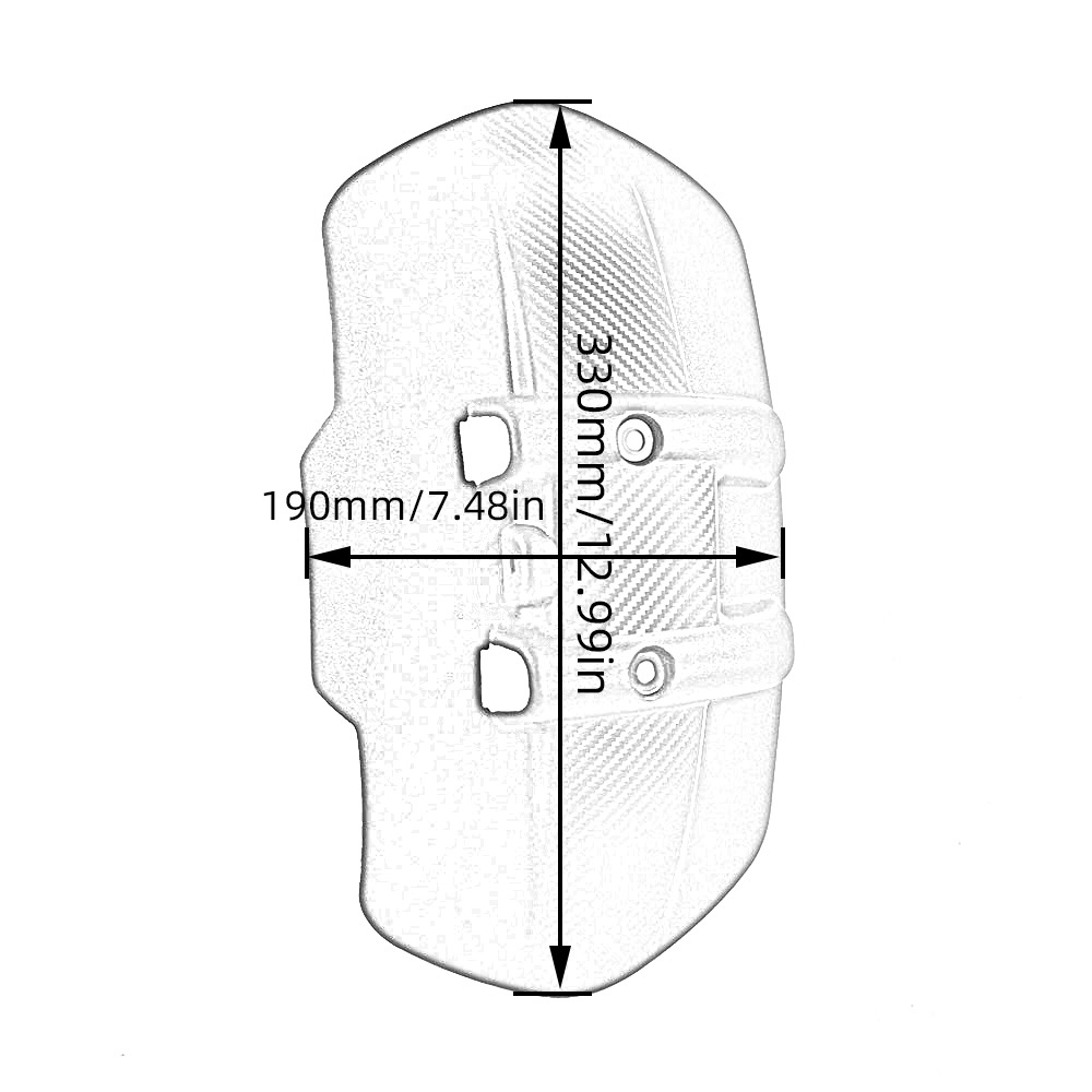 Suitable for Ktm Duke 390 125 200 250 Motorcycle Modified Rear Fender Sand Shield Mudguard