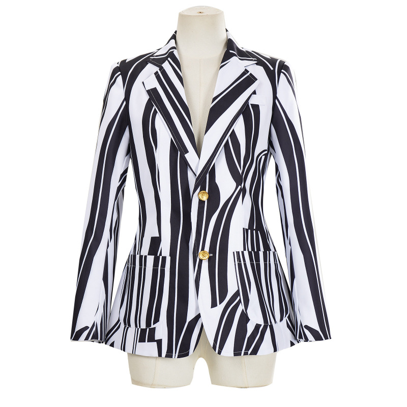 Queen of Prada 2 Cosplay Costume Miranda Striped Shirt Cosplay Clothing Direct from Manufacturer Queen of Prada 2 Cosplay Costume Miranda Striped Shirt Cosplay Clothing Direct from Manufacturer