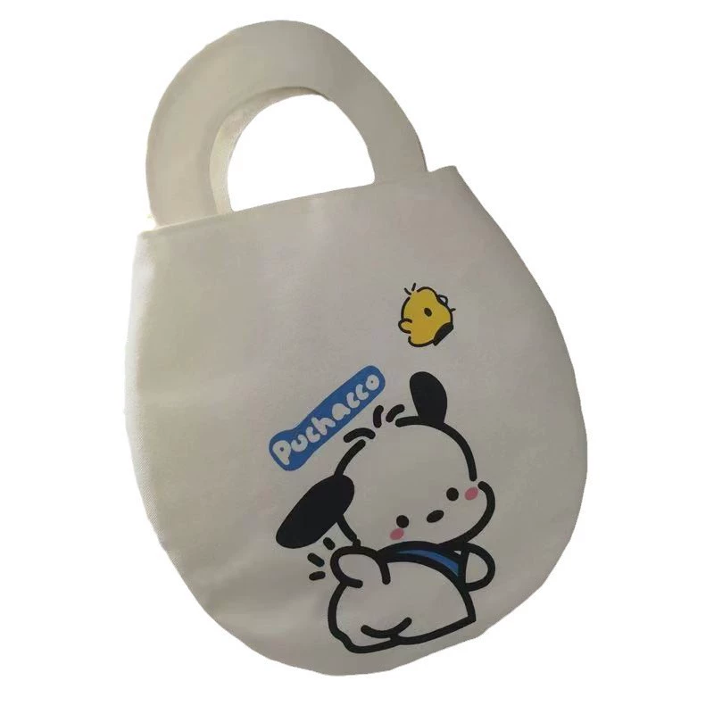 Ins Feng Little Bee Mom Handheld Egg D Cute Girl Snack Bag Большая вместительная студенческая холщовая сумка в корейском стиле DY