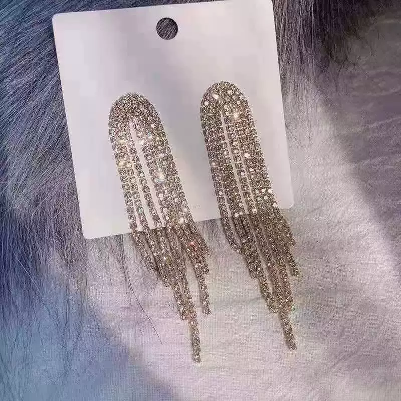 Серебряная игла, универсальные модные длинные серьги из жемчуга, серебро 925 пробы, интернет-знаменитость