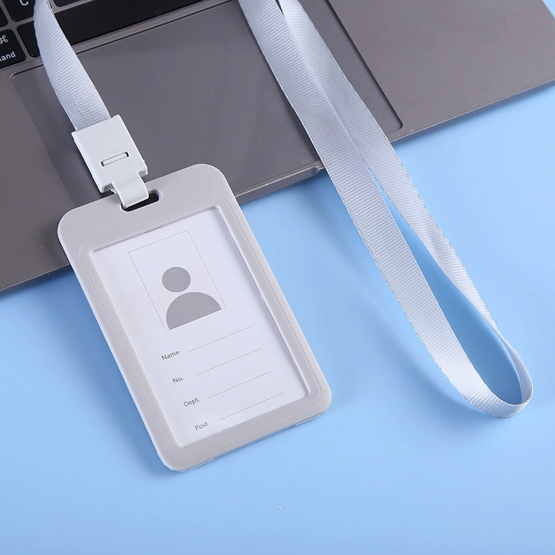 Держатель для рабочего удостоверения личности, держатель для бейджа для работы, удостоверение личности сотрудника (поставляется с вертикальной веревкой)/шт.