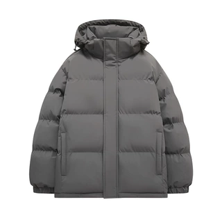2025冬季新款爆款棉服加厚棉袄宽松款连帽棉服