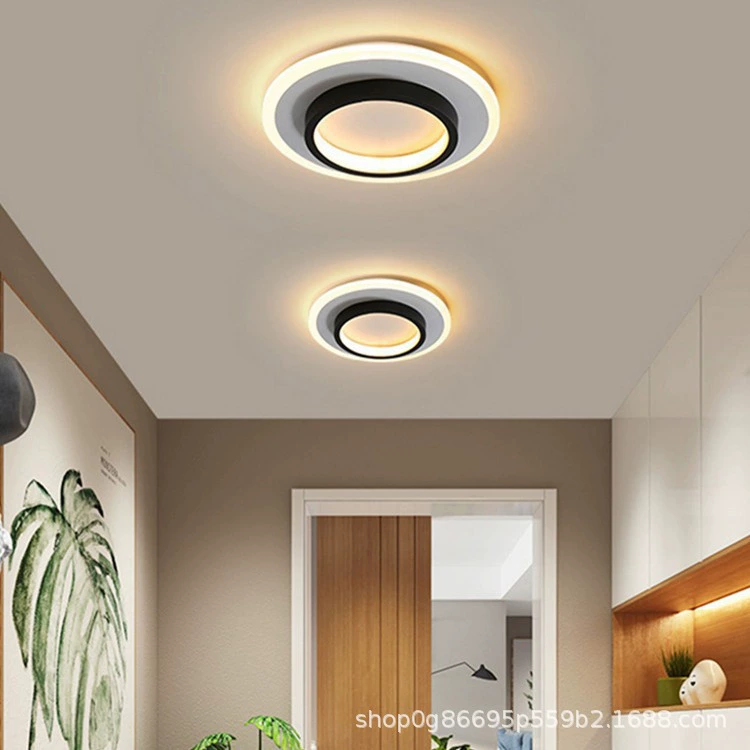 LED современные минималистичные светильники для коридора/беседки, скандинавский креативный потолочный светильник