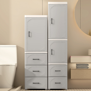 Thickened Drawer-Type Children's Wardrobe Clothes Storage Cabinet Plastic Single-Door Bedroom Storage Cabinet Household Simple Wardrobe