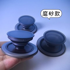 MagSafe 磁気エアバッグホルダー透明黒磁気携帯電話ホルダー伸縮式怠惰な磁気ホルダーシート光沢のある