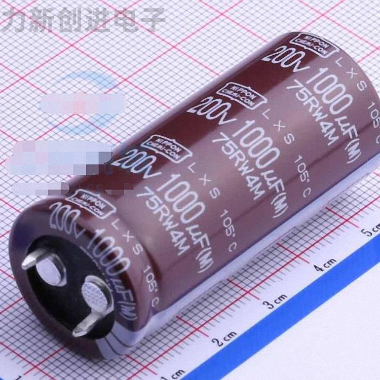 ELXS201VSN102MP50S描述1000uF 200V电解电容器
