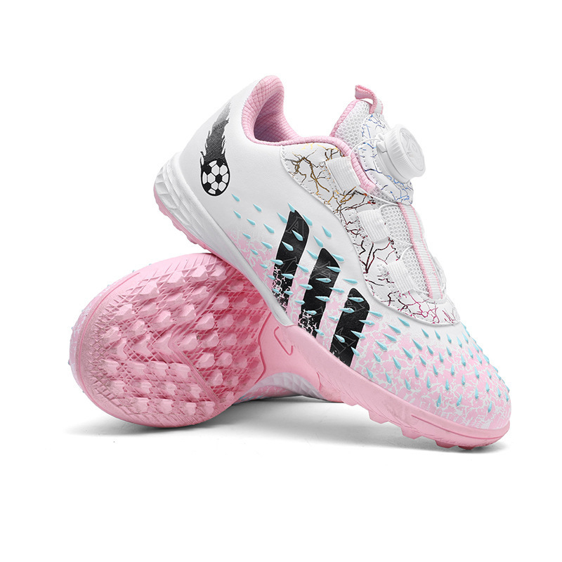 Broken Nail Football Shoes for Boys and Girls Training Shoes for Students Yuanyang New Rotating Children's Sports Children's Training Broken Nail Football Shoes for Boys and Girls Training Shoes for Students Yuanyang New Rotating Children's Sports Children's Training