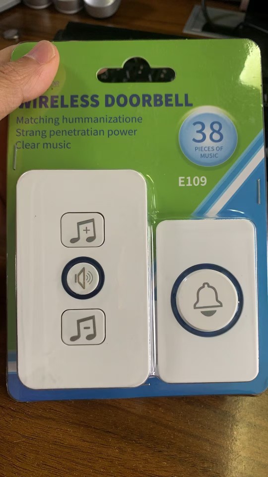 Digital doorbell one-to-one home use wireless doorbell music remote…
