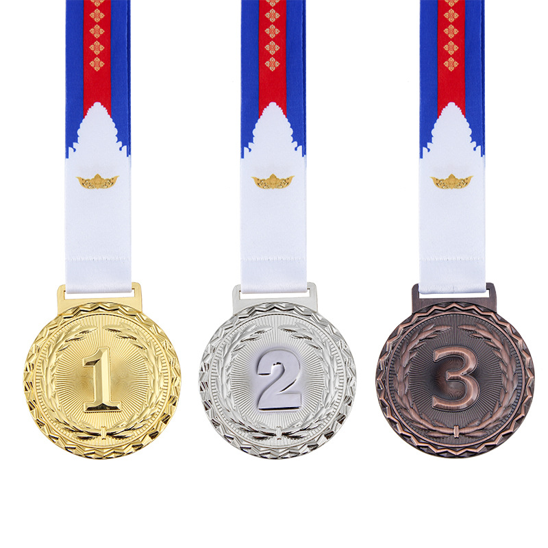 Medalla Digital Deportiva 123 de Aleación de Zinc Personalizable para Competencias image 1