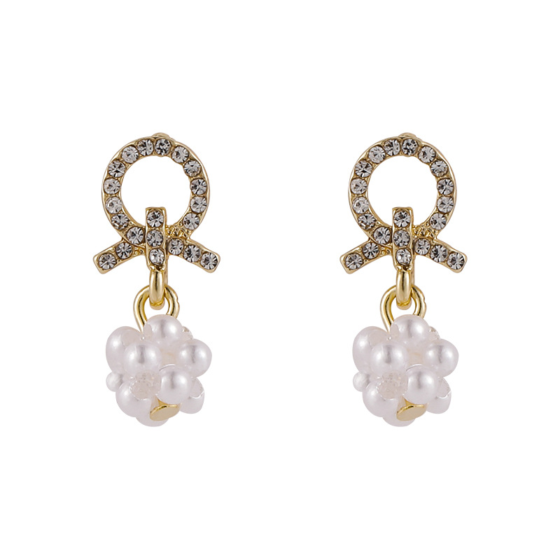 Boucles D&#39;oreilles Perles De Raisin Coréen display picture 6